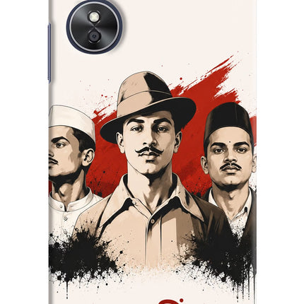 Bhagat Singh Trio Oppo A17 Hard Case Back Cover by Casekaro