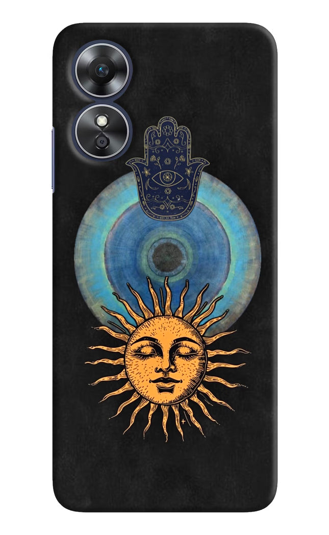 Divine Sun Oppo A17 Hard Case Back Cover by Casekaro