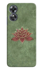 Lotus Grace Oppo A17 Back Cover