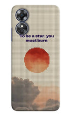Pixel Sun Oppo A17 Back Cover