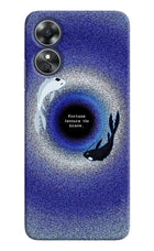 Dark Koi Oppo A17 Back Cover