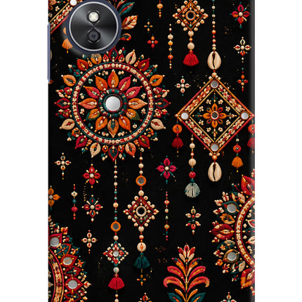 Boho Noir Oppo A17 Back Cover