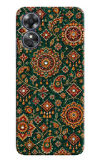 Green Pataka Oppo A17 Hard Case Back Cover by Casekaro