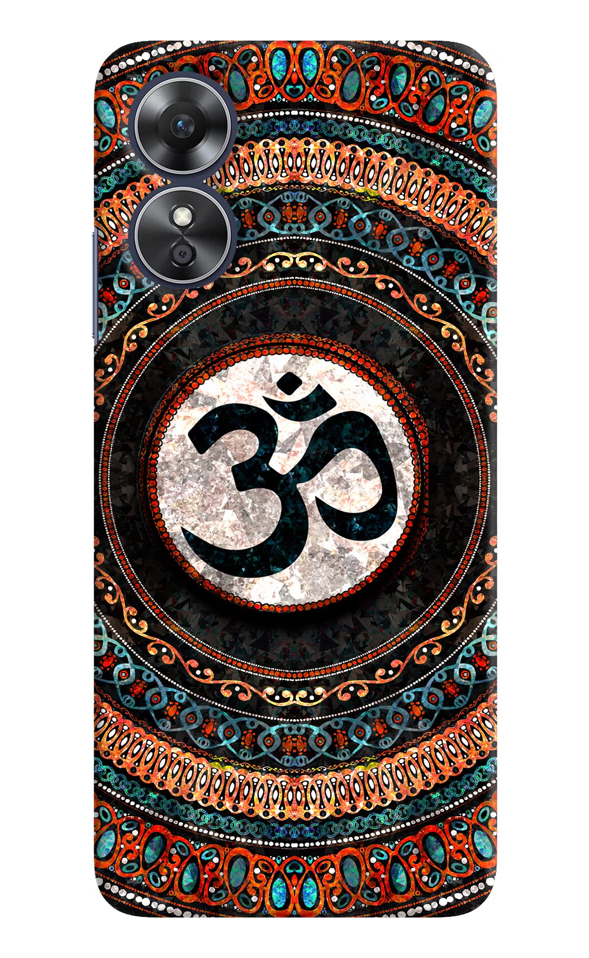 Om Culture Oppo A17 Pop Case by Casekaro
