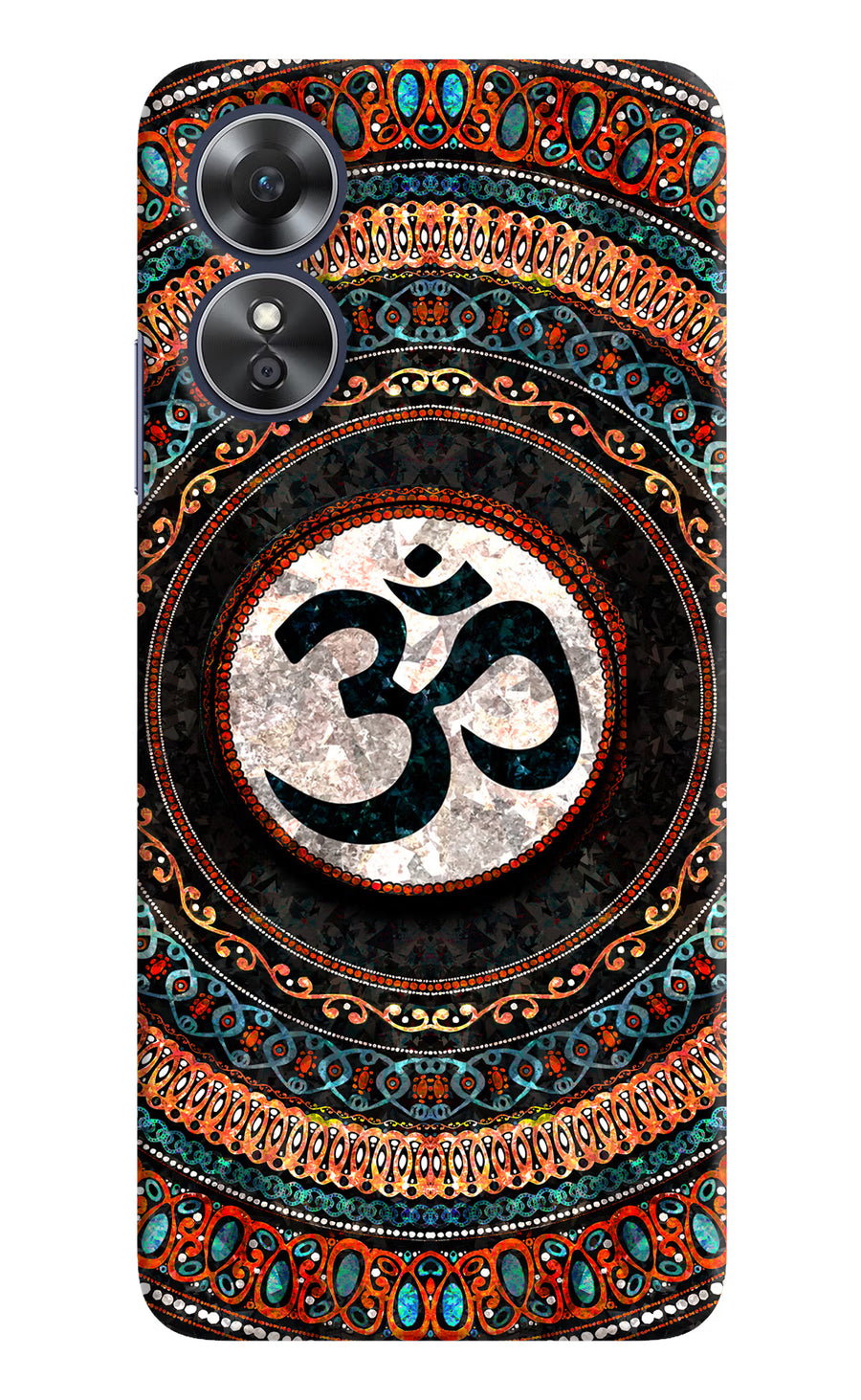Om Culture Oppo A17 Pop Case, Hard case