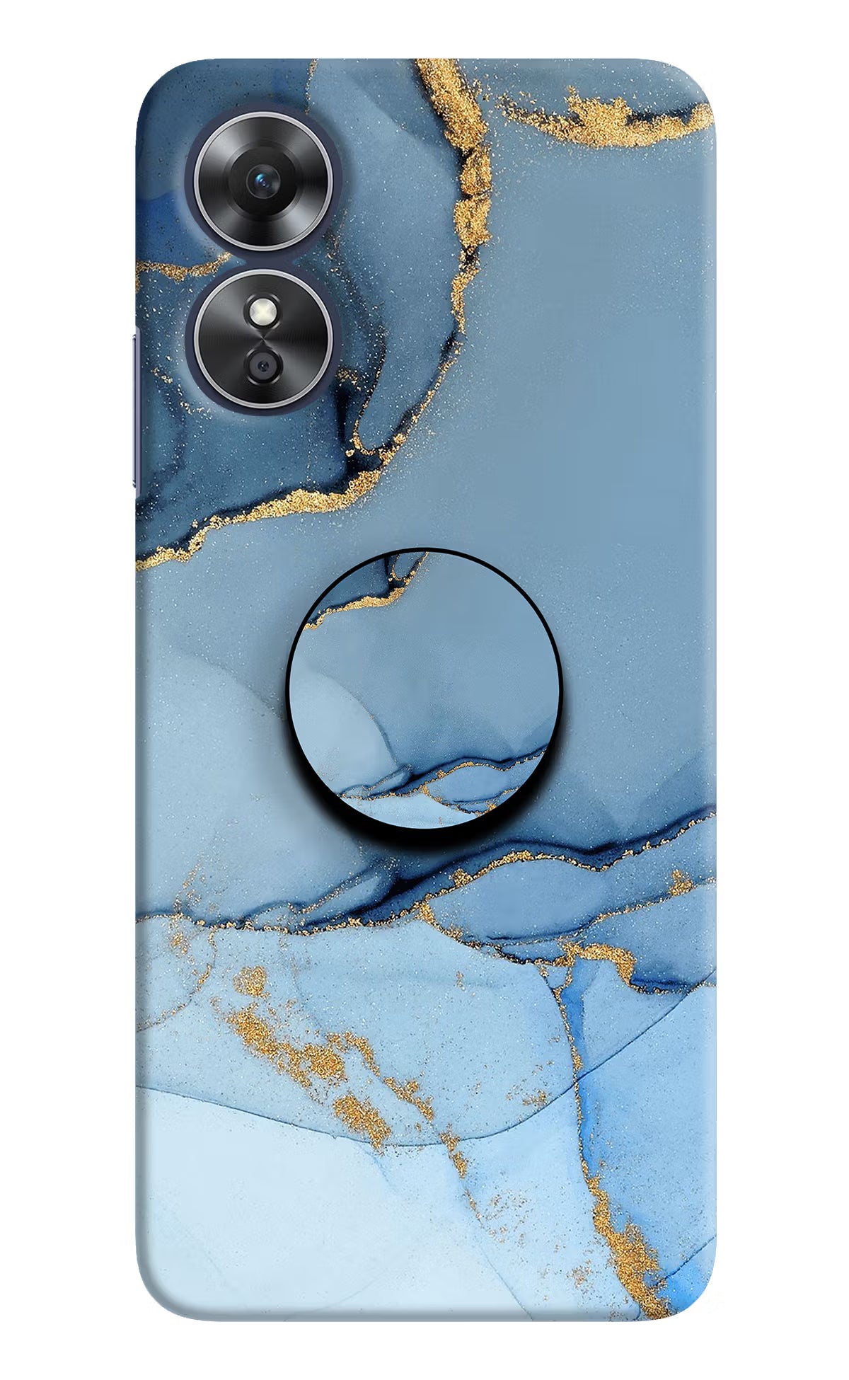 Blue Marble Oppo A17 Pop Case by Casekaro