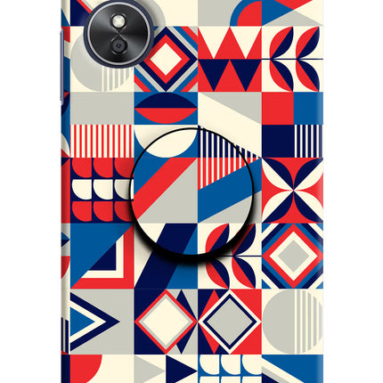 Colorful Pattern Oppo A17 Pop Case by Casekaro