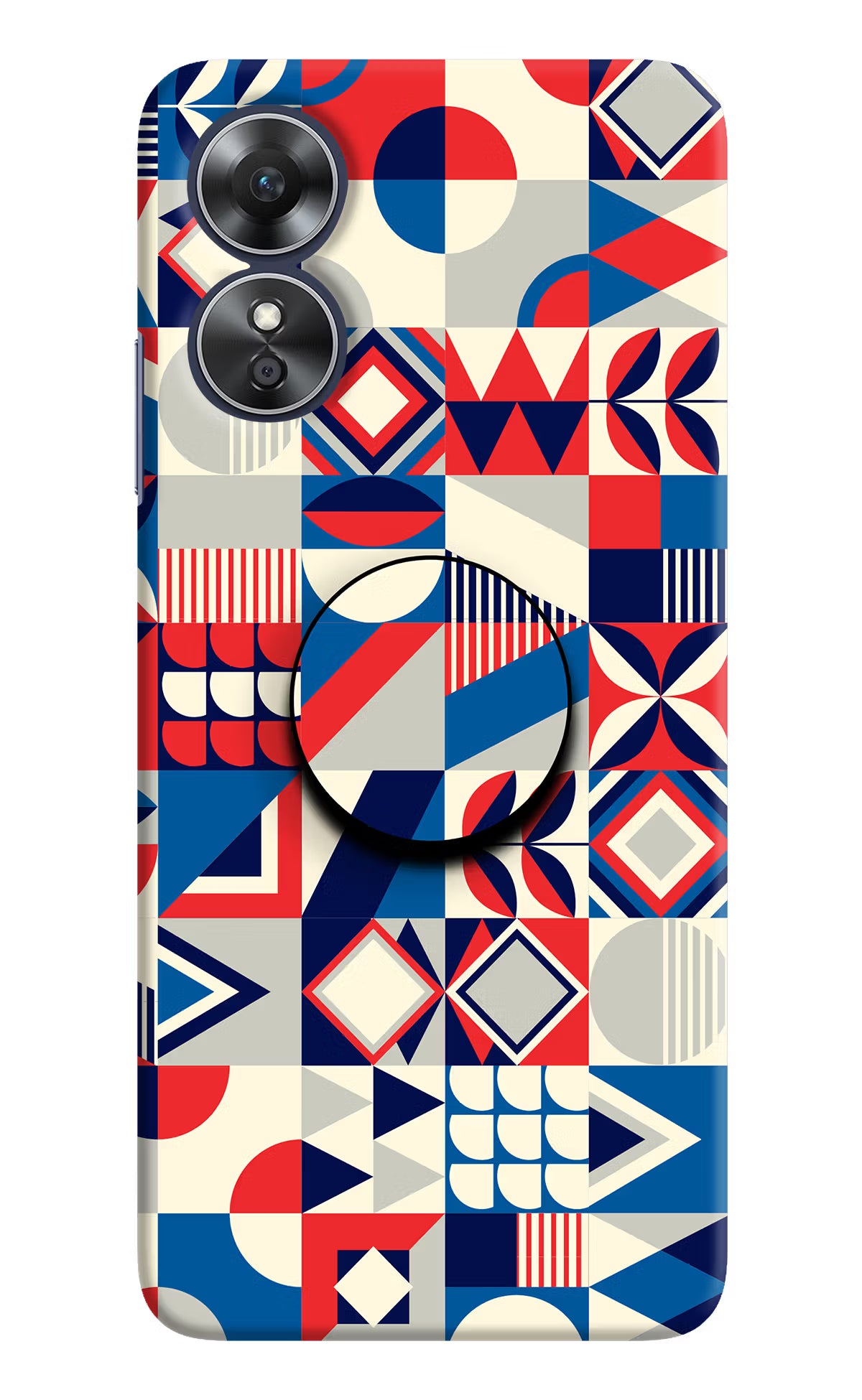 Colorful Pattern Oppo A17 Pop Case by Casekaro