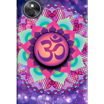 Om Purple Oppo A17 Pop Case by Casekaro