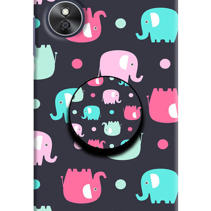 Baby Elephants Oppo A17 Pop Case by Casekaro