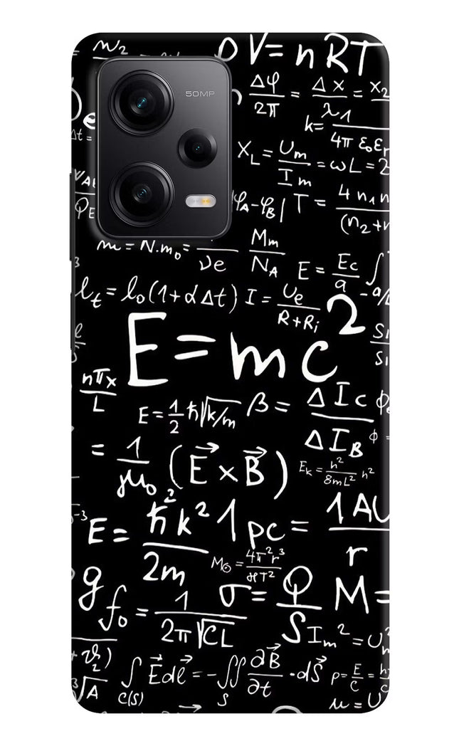 Physics Formula Poco X5 5G Hard Case Back Cover by Casekaro