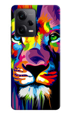 Lion Poco X5 5G Hard Case Back Cover by Casekaro