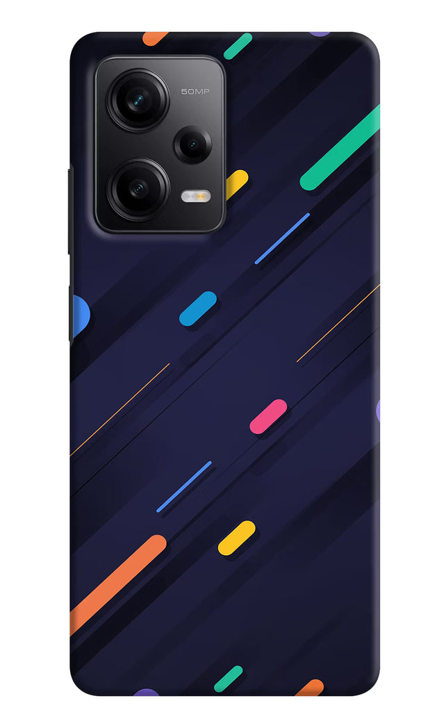 Abstract Design Poco X5 5G Hard Case Back Cover by Casekaro