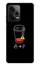 Coffee Poco X5 5G Hard Case Back Cover by Casekaro