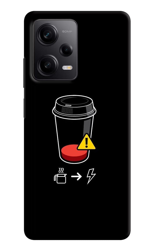 Coffee Poco X5 5G Hard Case Back Cover by Casekaro