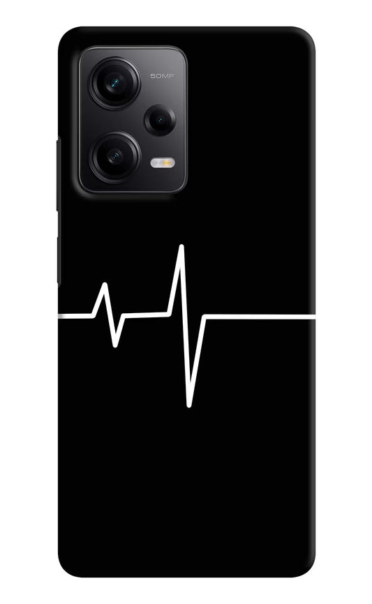 Heart Beats Poco X5 5G Hard Case Back Cover by Casekaro