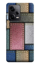 Multicolor Jeans Poco X5 5G Hard Case Back Cover by Casekaro