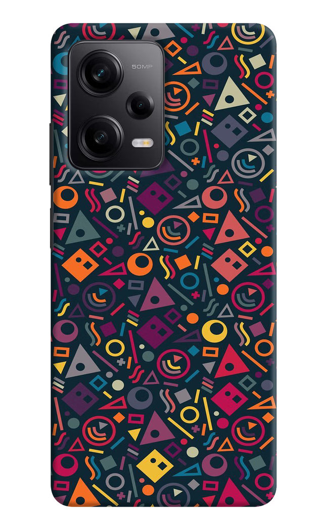 Geometric Abstract Poco X5 5G Hard Case Back Cover by Casekaro