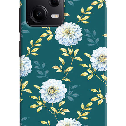 Flowers Poco X5 5G Hard Case Back Cover by Casekaro