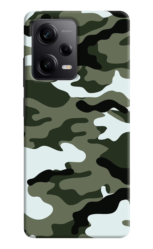 Camouflage Poco X5 5G Hard Case Back Cover by Casekaro