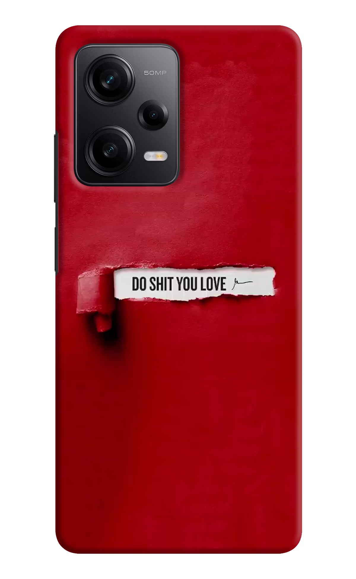 Do Shit You Love Poco X5 5G Hard Case Back Cover by Casekaro