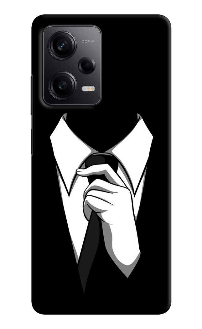 Black Tie Poco X5 5G Hard Case Back Cover by Casekaro