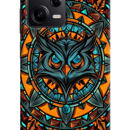 Angry Owl Art Poco X5 5G Hard Case Back Cover by Casekaro