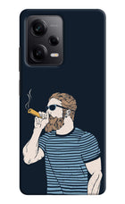 Smoking Poco X5 5G Hard Case Back Cover by Casekaro