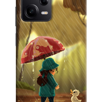 Rainy Day Poco X5 5G Hard Case Back Cover by Casekaro