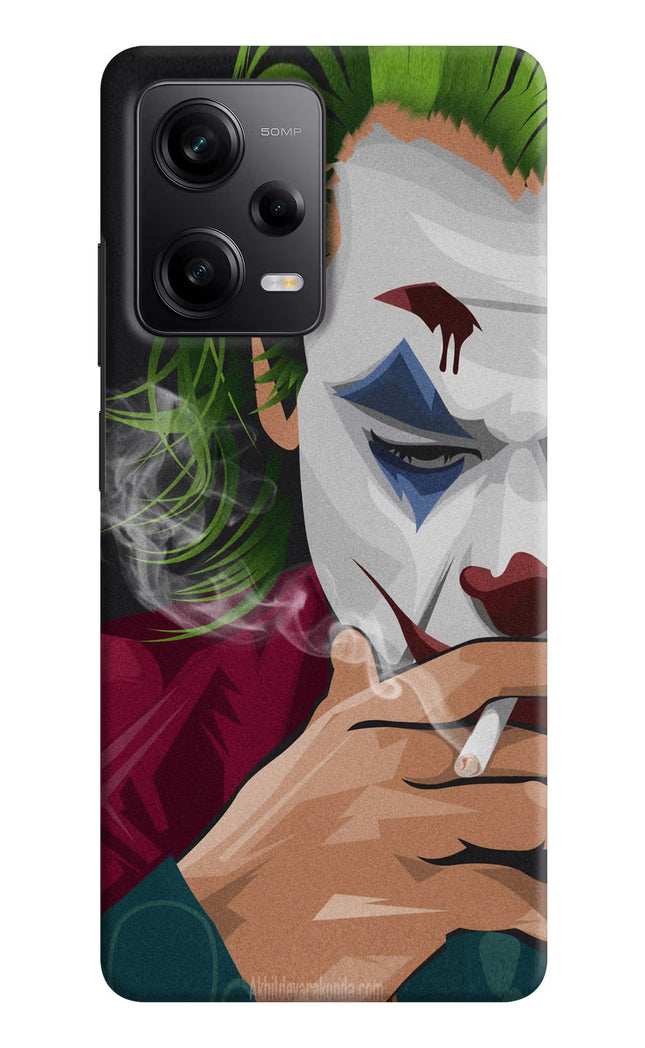 Joker Smoking Poco X5 5G Hard Case Back Cover by Casekaro