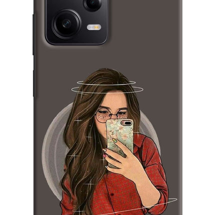 Selfie Queen Poco X5 5G Hard Case Back Cover by Casekaro