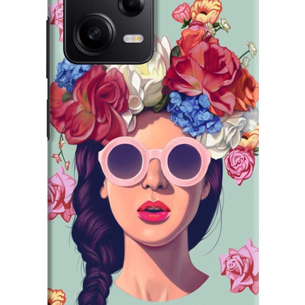 Pretty Girl Poco X5 5G Hard Case Back Cover by Casekaro