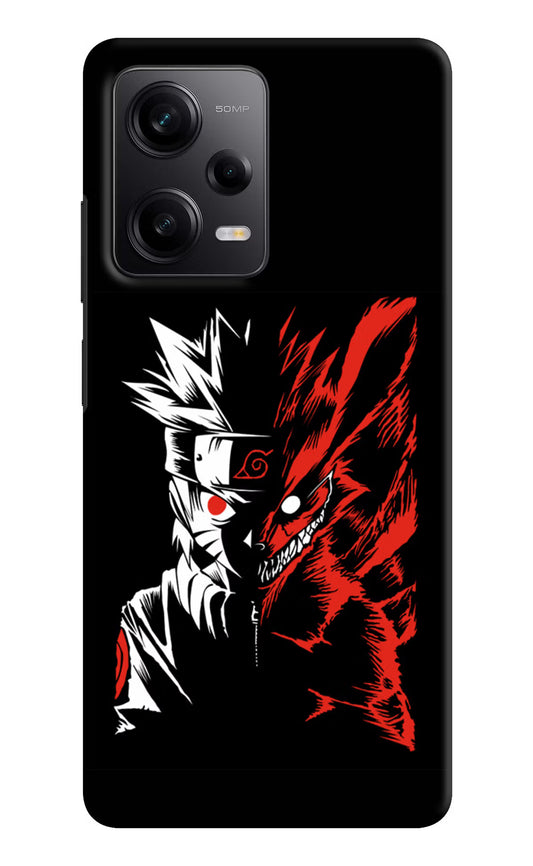 Naruto Two Face Poco X5 5G Hard Case Back Cover by Casekaro