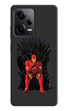 Ironman Throne Poco X5 5G Hard Case Back Cover by Casekaro