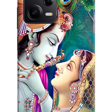 Lord Radha Krishna Poco X5 5G Hard Case Back Cover by Casekaro