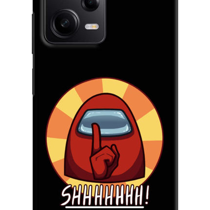 Among Us Shhh! Poco X5 5G Hard Case Back Cover by Casekaro