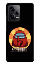 Among Us Shhh! Poco X5 5G Hard Case Back Cover by Casekaro