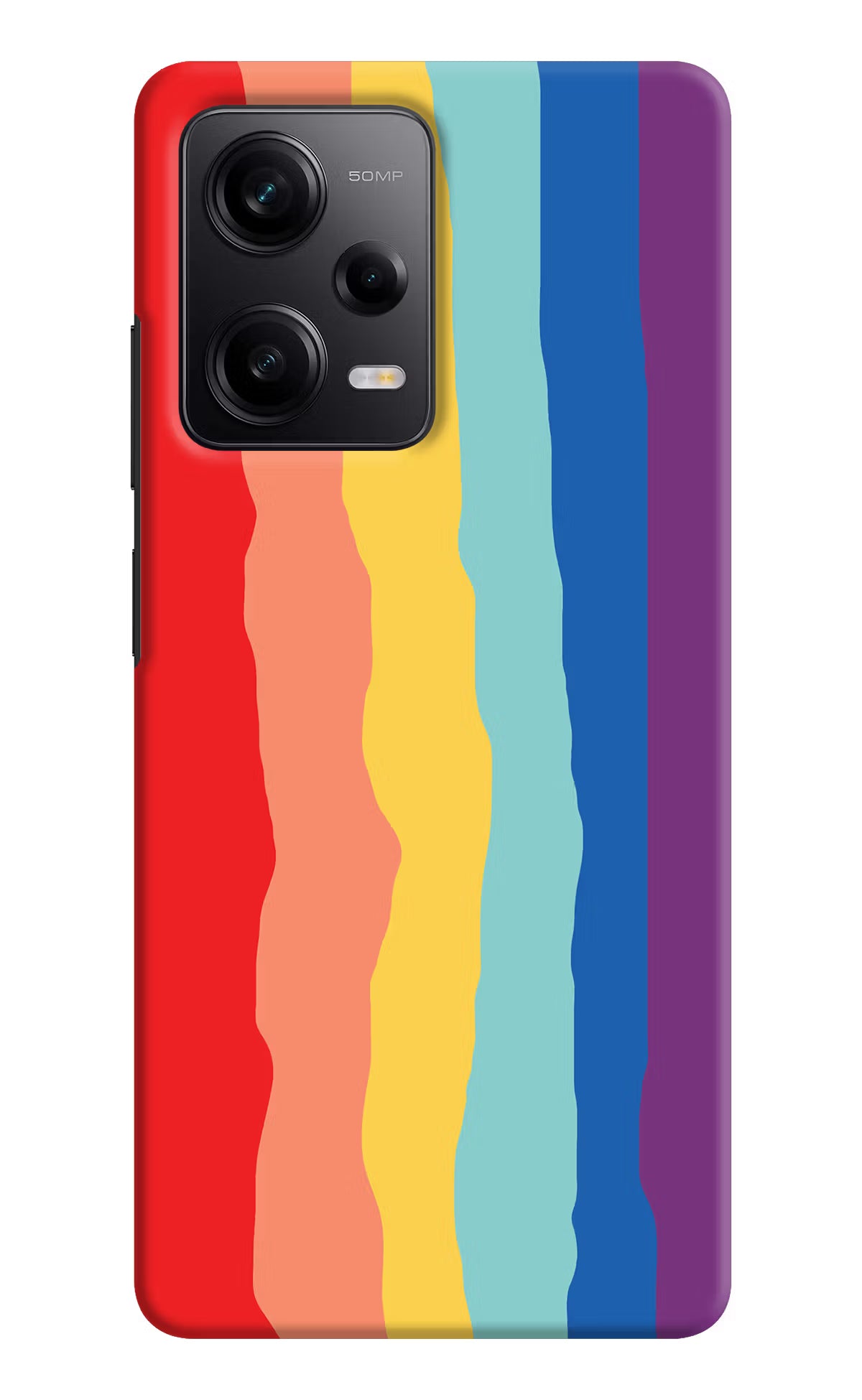 Rainbow Poco X5 5G Hard Case Back Cover by Casekaro