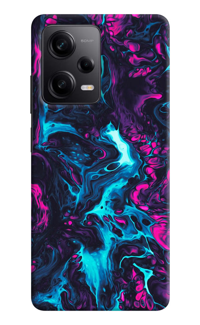 Abstract Poco X5 5G Hard Case Back Cover by Casekaro
