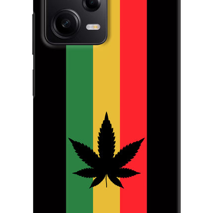 Weed Flag Poco X5 5G Hard Case Back Cover by Casekaro