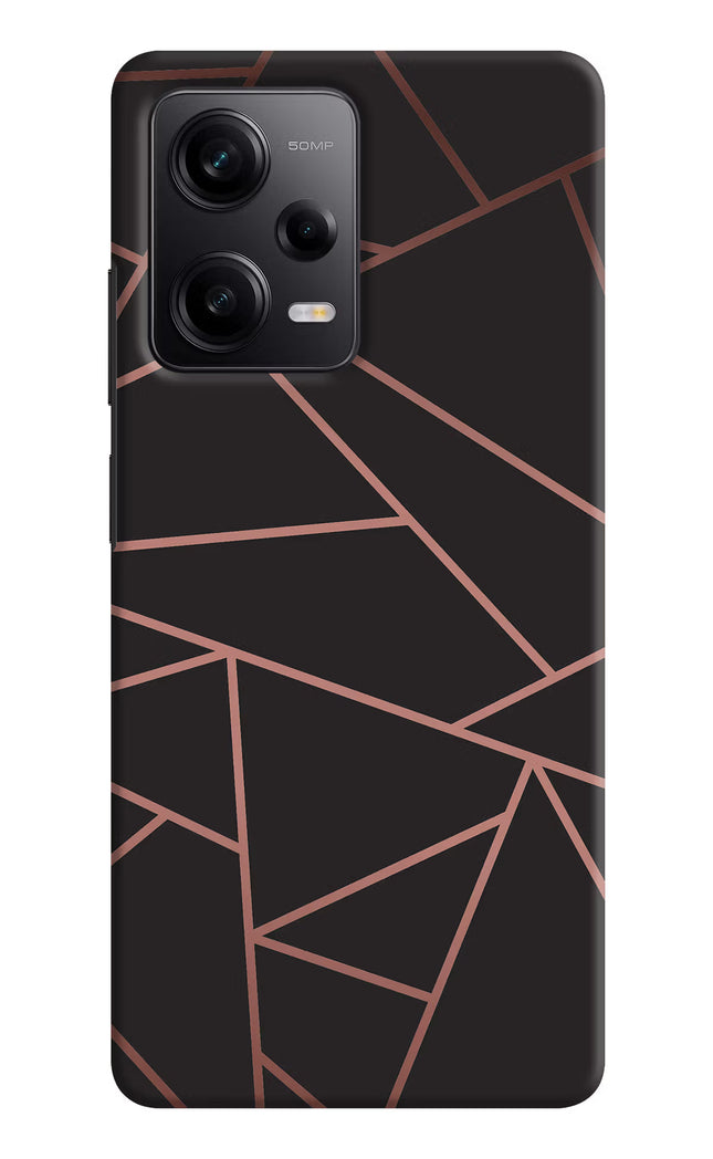 Geometric Pattern Poco X5 5G Hard Case Back Cover by Casekaro