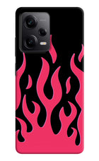 Fire Flames Poco X5 5G Hard Case Back Cover by Casekaro