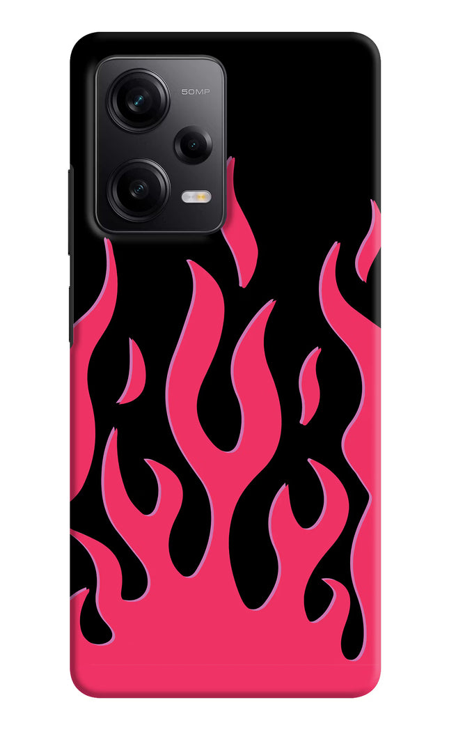 Fire Flames Poco X5 5G Hard Case Back Cover by Casekaro