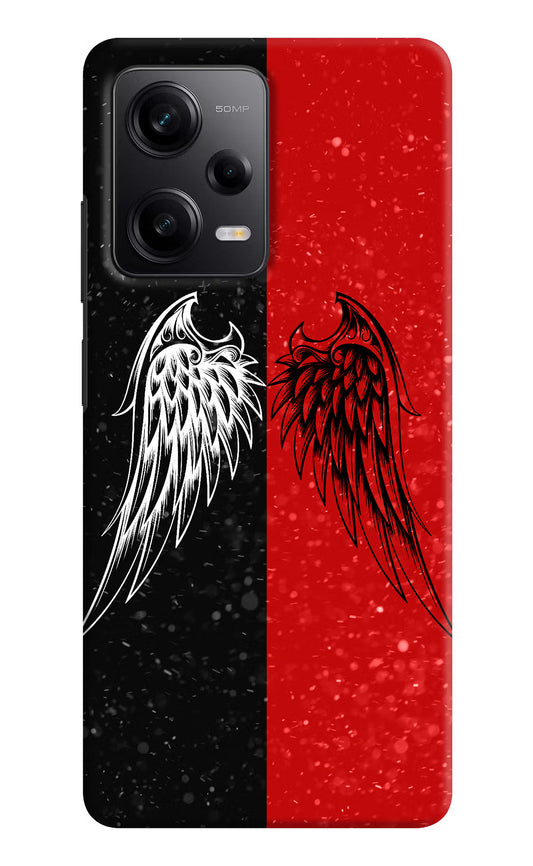 Wings Poco X5 5G Hard Case Back Cover by Casekaro