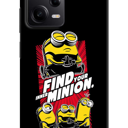 Find your inner Minion Poco X5 5G Hard Case Back Cover by Casekaro