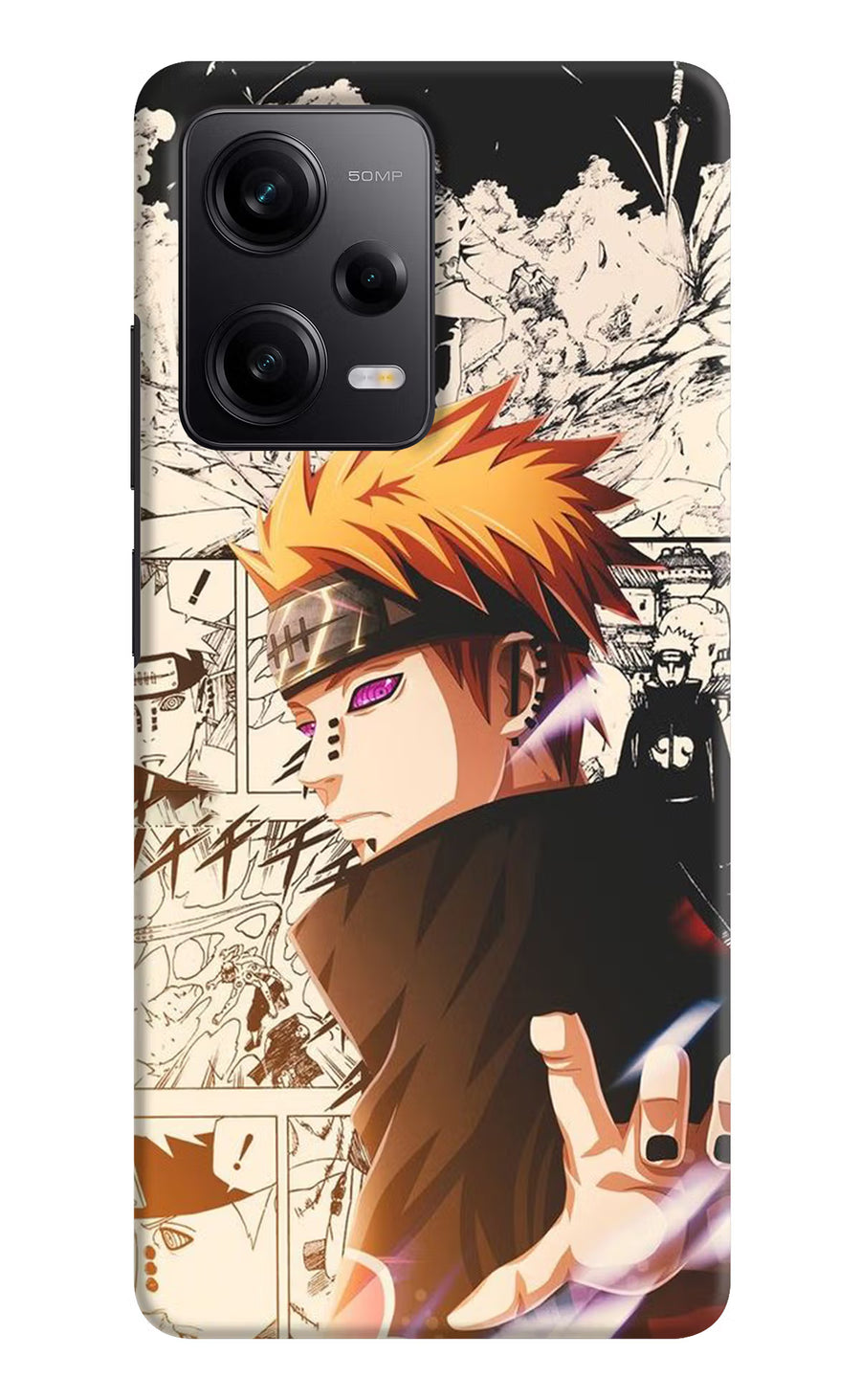 Pain Anime Poco X5 5G Back Cover, Hard case