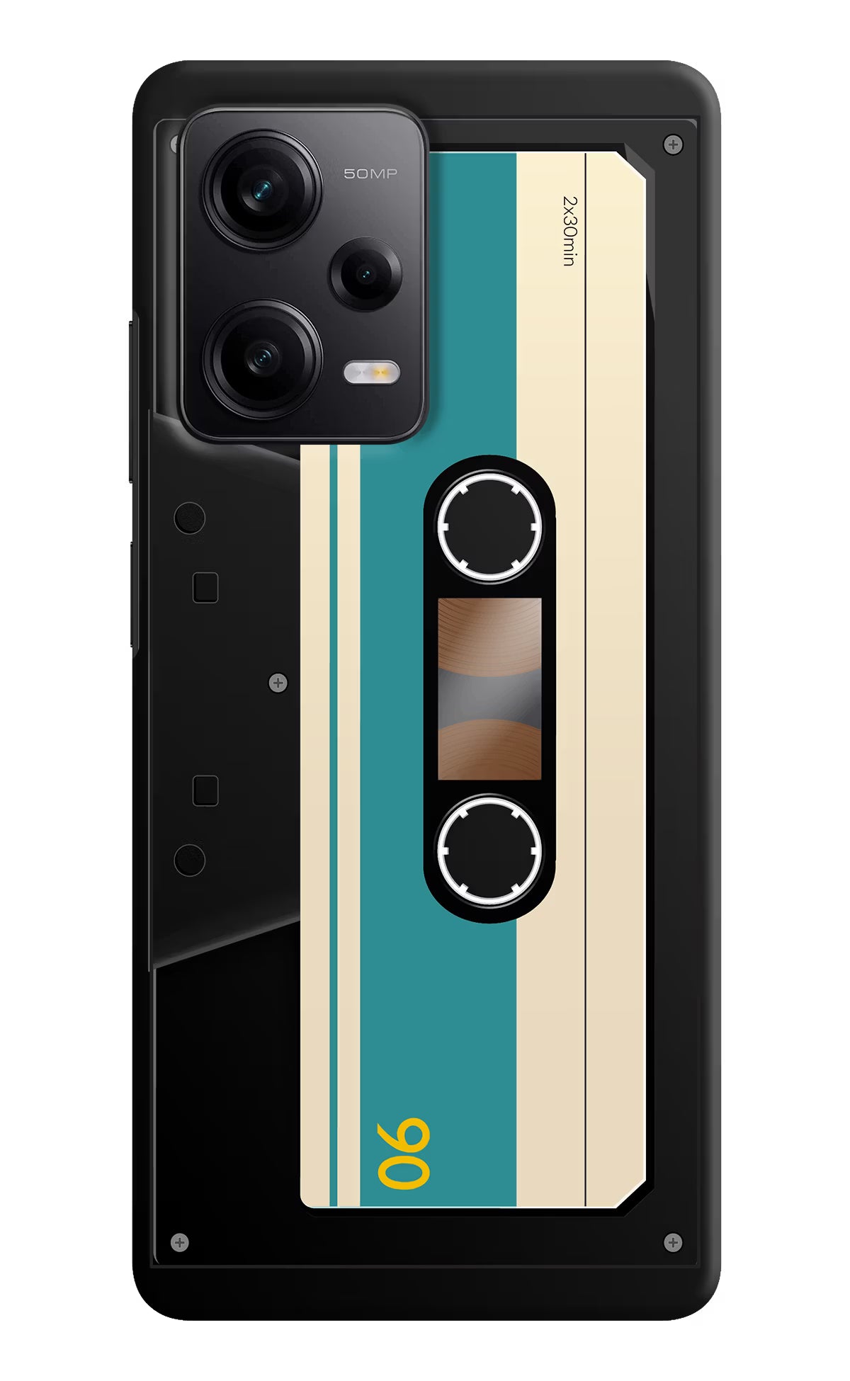 Cassette Poco X5 5G Hard Case Back Cover by Casekaro