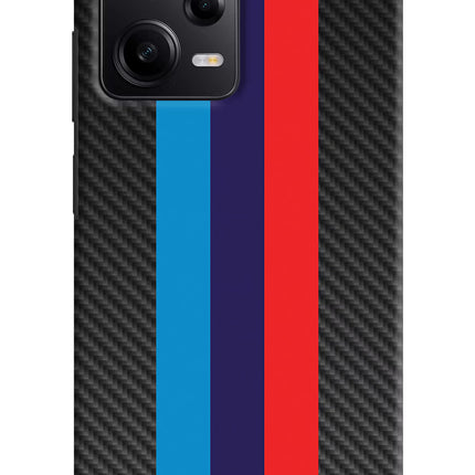BMW Stripes Pattern Poco X5 5G Hard Case Back Cover by Casekaro