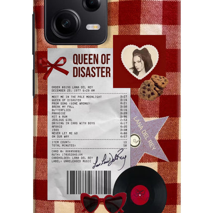 Queen of Disaster Poco X5 5G Hard Case Back Cover by Casekaro