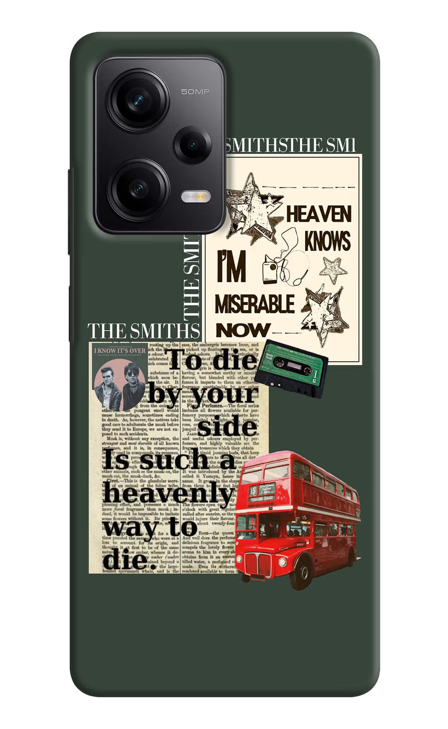 The Smiths Poco X5 5G Back Cover, Hard case